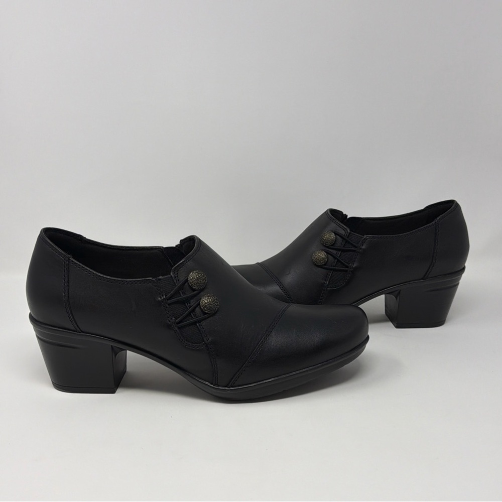 Clarks Collection Women Booties Size 9.5W Emslie Warren Leather